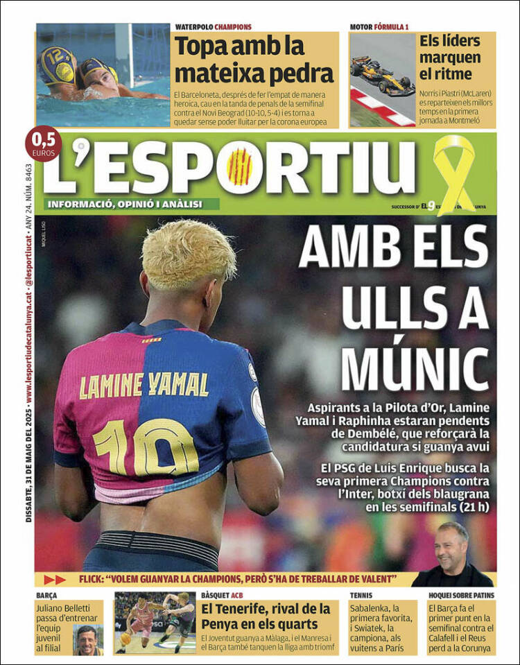 Portada de L'Esportiu (España)