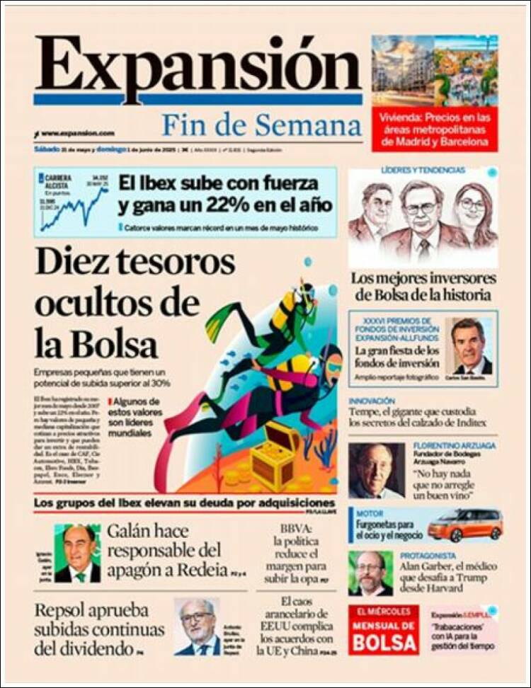 Portada de Expansión (España)