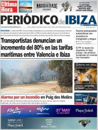 Portada de Periódico de Ibiza (Espagne)