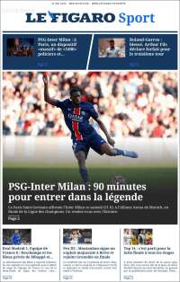 Portada de Le Figaro Sport (Francia)