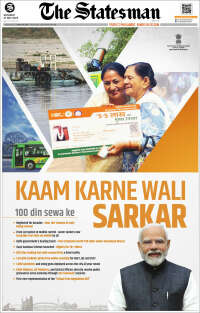 Portada de The Statesman (India)