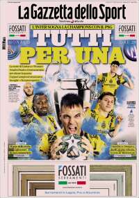 Portada de La Gazzetta dello Sport (Italia)