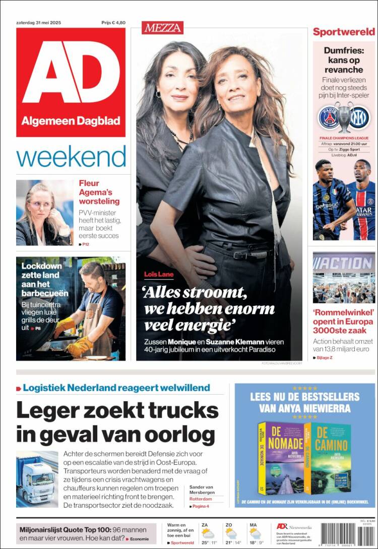 Portada de AD (Pa&iacute;ses Bajos)