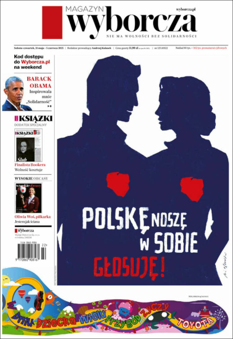 Portada de Gazeta Wyborcza (Polonia)