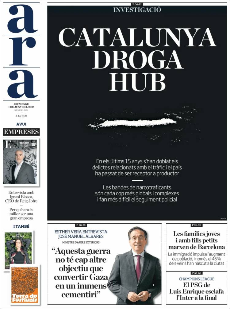 Portada de Ara (España)