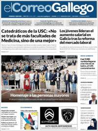 Portada de El Correo Gallego (Spain)