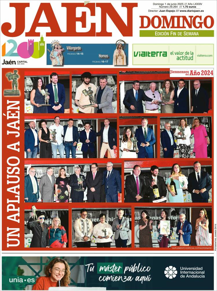 Portada de Diario Jaén (España)