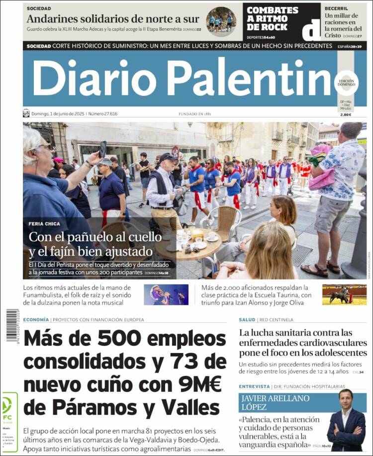 Portada de Diario Palentino (España)