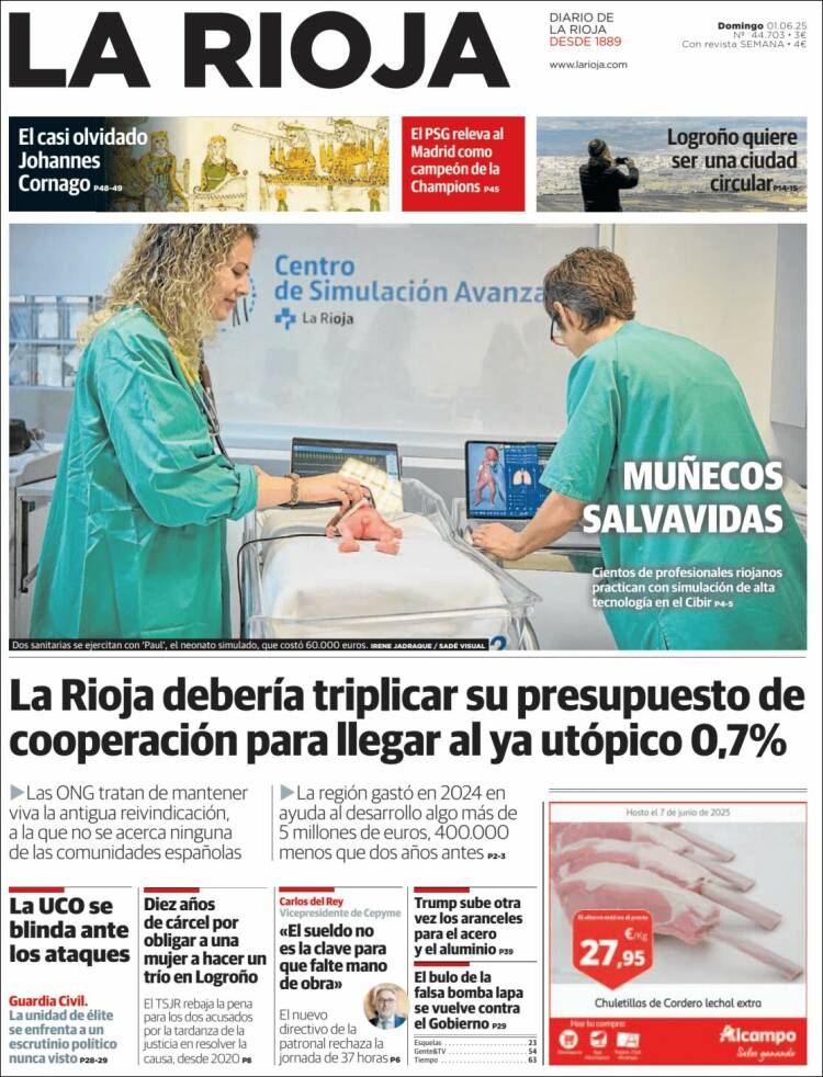 Portada de La Rioja (España)