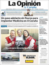 Portada de La Opinión de A Coruña (Spain)