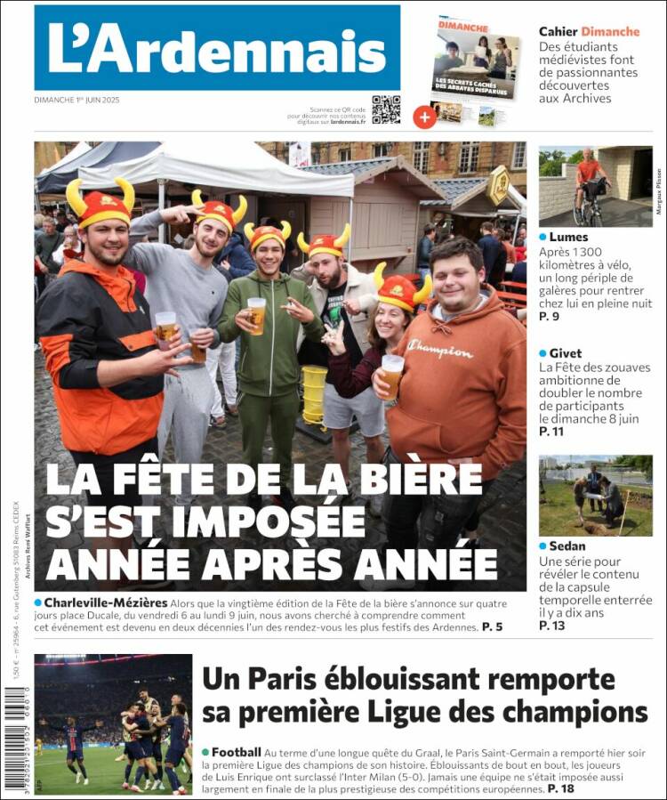 Portada de L'Ardenais (France)