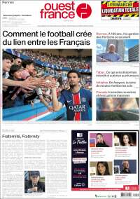 Portada de Ouest France (France)