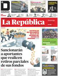 Portada de La Republica (Peru)