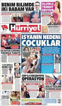 Portada de Hürriyet (Turkey)