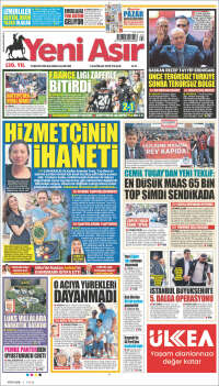 Portada de Yeni Asır (Turkey)