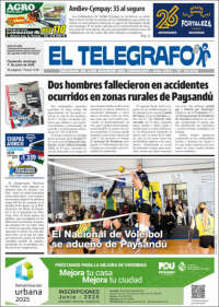 Portada de El Telégrafo (Uruguay)