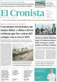 Portada de El Cronista Comercial (Argentina)