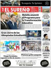 Portada de Diario El Sureño (Argentina)
