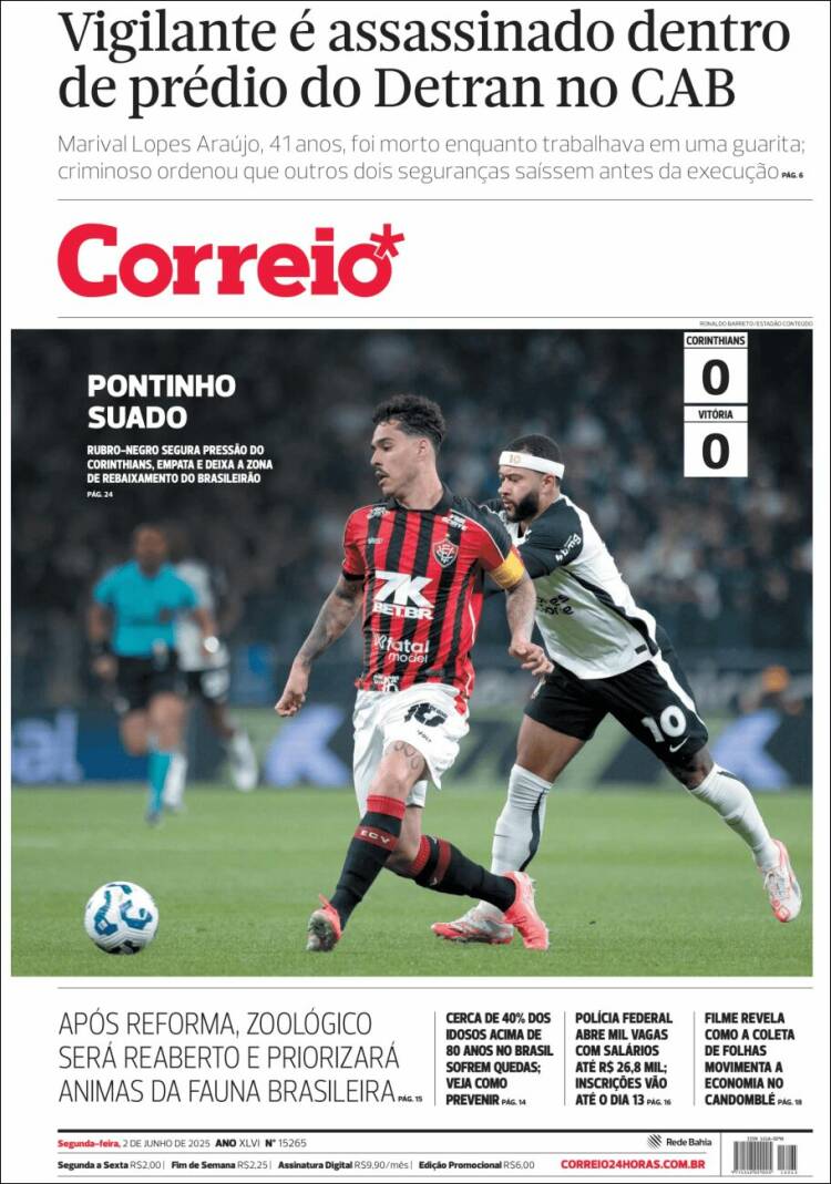 Portada de Correio* (Brésil)