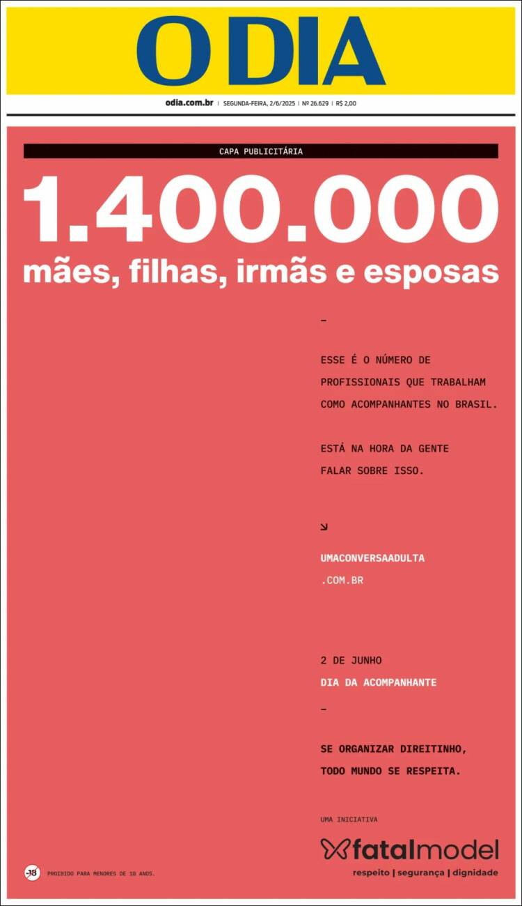 Portada de O Dia (Brasil)