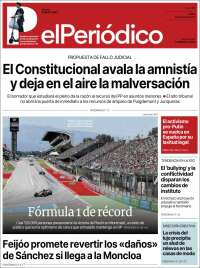 Portada de El Periódico (España)