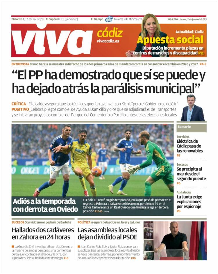 Portada de Información - Cadiz (Spain)