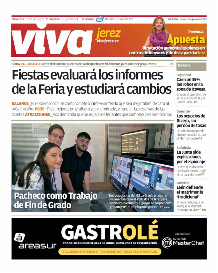Portada de Información - Jerez (España)