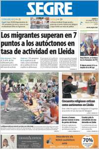 Portada de Segre  (España)