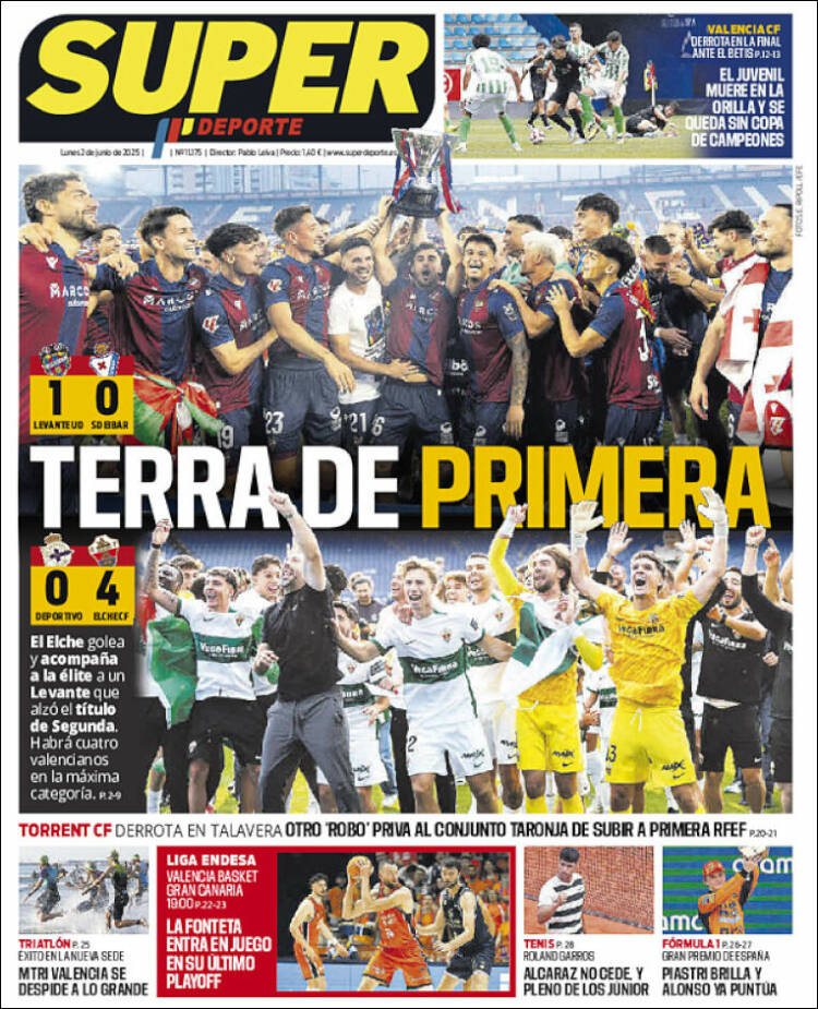 Portada de Superdeporte (España)