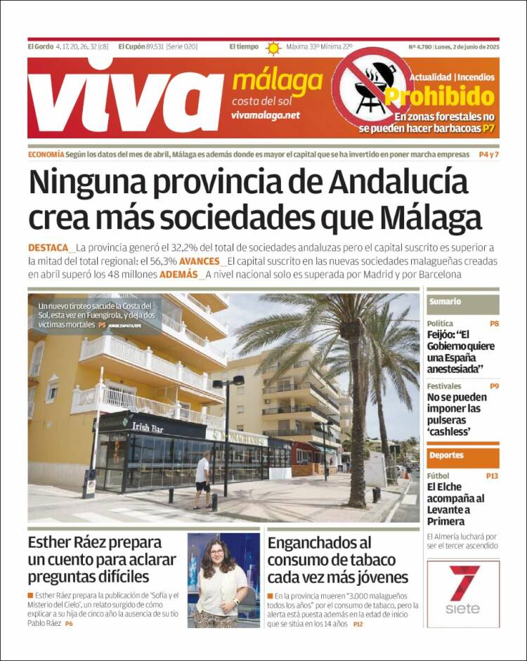 Portada de Viva Málaga (Espagne)