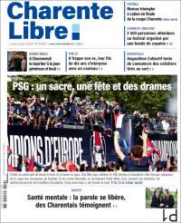 Portada de Charente Libre (France)