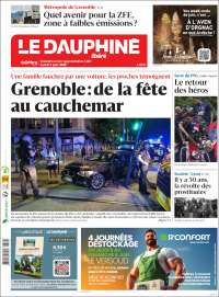 Portada de Le Dauphiné Libéré (France)