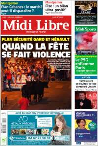 Portada de Midi Libre (France)