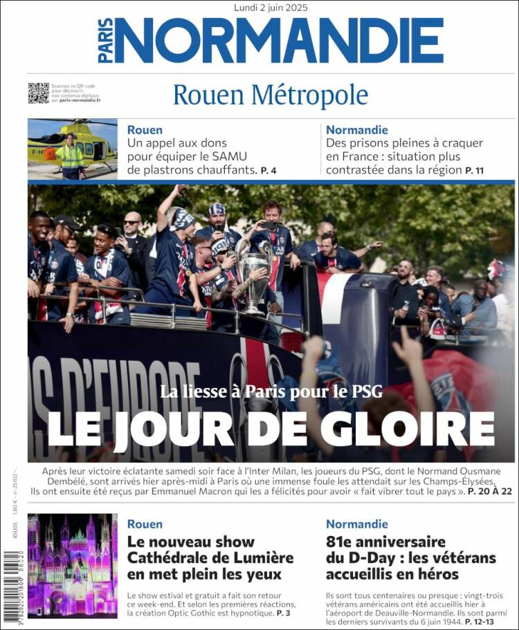 Portada de Paris Normandie (France)