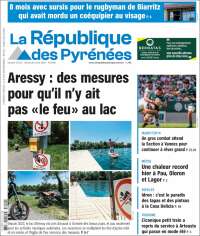 Portada de La République des Pyrénées (France)