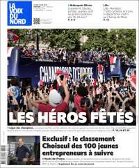 Portada de La Voix du Nord (France)