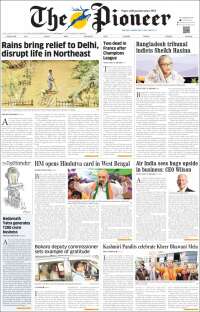 Portada de The Pioneer (India)