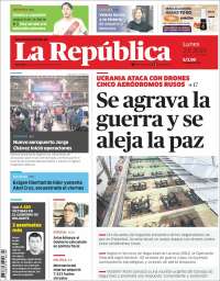 Portada de La Republica (Peru)