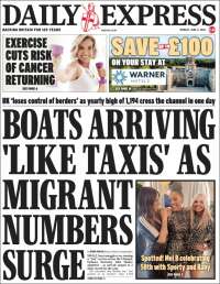 Portada de Daily Express (United Kingdom)