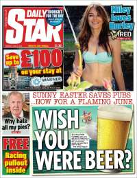Portada de Daily Star (United Kingdom)
