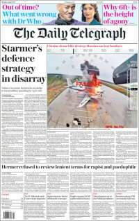 Portada de Daily Telegraph (United Kingdom)