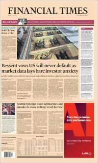 Portada de Financial Times (United Kingdom)