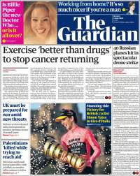 Portada de The Guardian (United Kingdom)