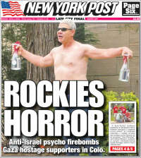 Portada de New York Post (USA)