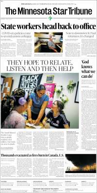 Portada de Star Tribune (USA)