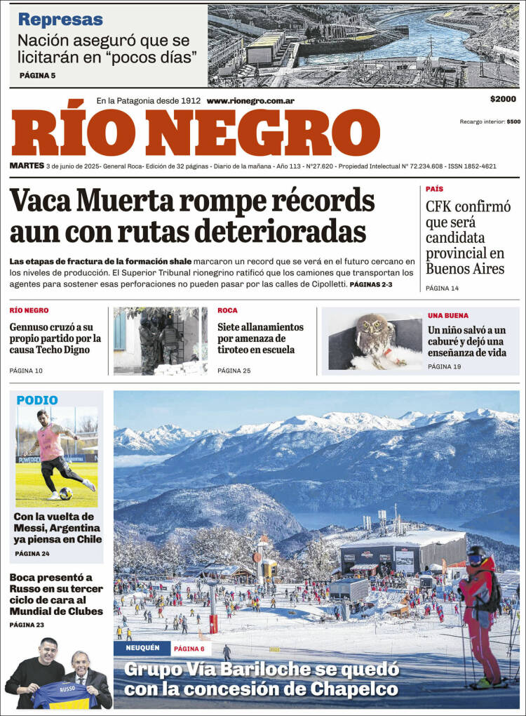 Portada de Rio Negro (Argentine)