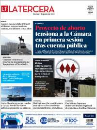 Portada de La Tercera (Chile)
