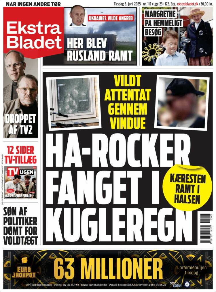 Portada de Ekstra Bladet (Denmark)
