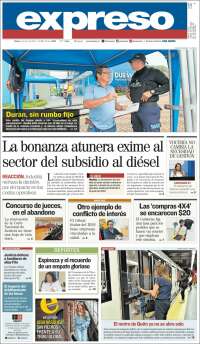 Portada de Expreso (Ecuador)