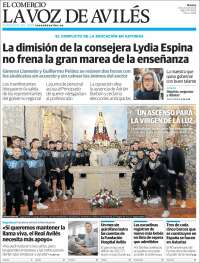 Portada de El Comercio - Avilés (Spain)